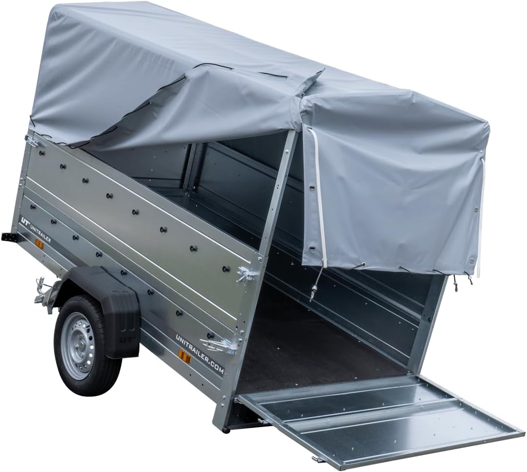 TrailerHafen Garden Trailer 230 Kipp 750 kg – mit Stützrad und 110 cm Hochplane