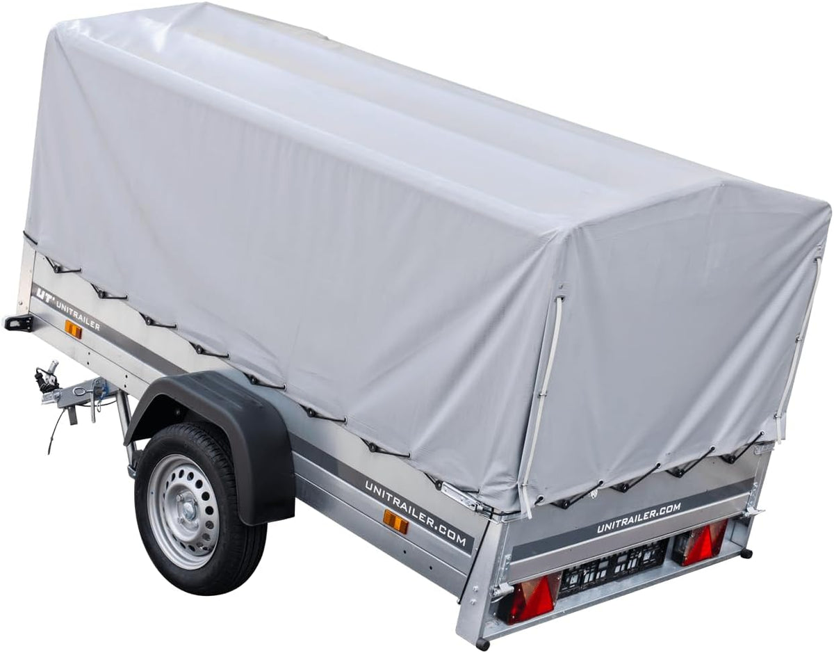 TrailerHafen Garden Trailer 230 Kipp 750 kg – mit Stützrad, Hochplane und Hochspriegel