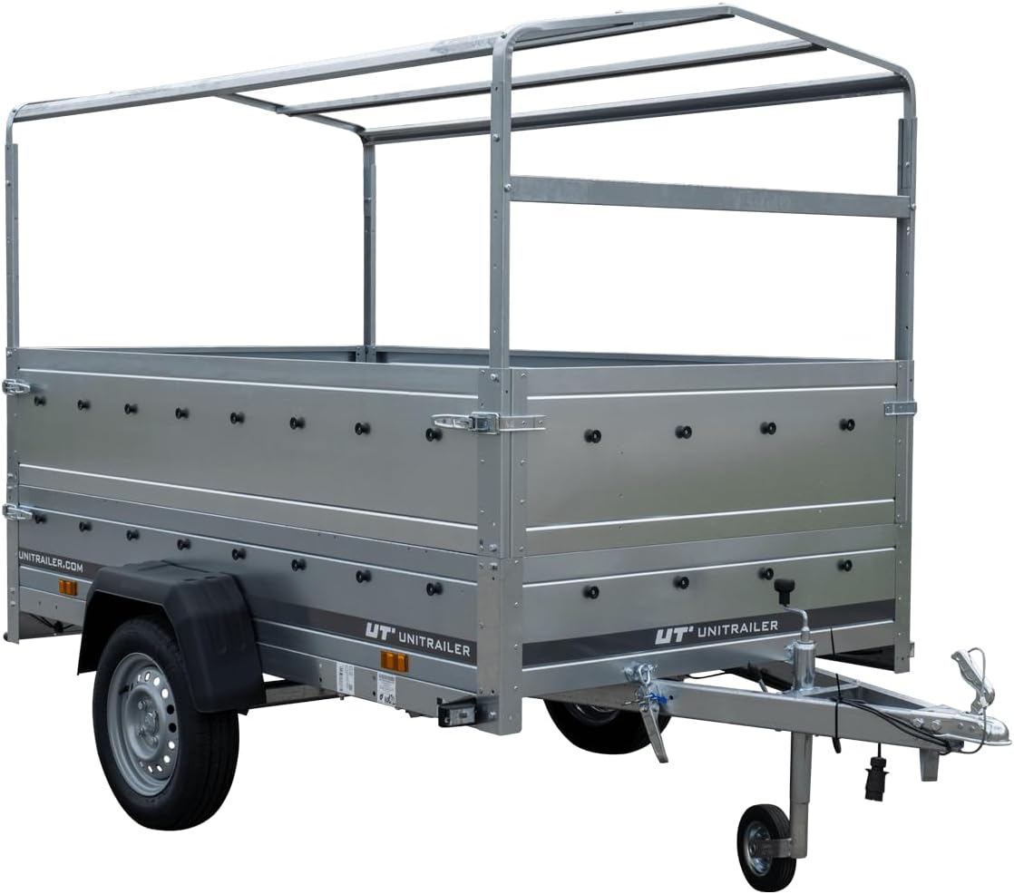 TrailerHafen Garden Trailer 230 Kipp 750 kg – mit Stützrad und 110 cm Hochplane