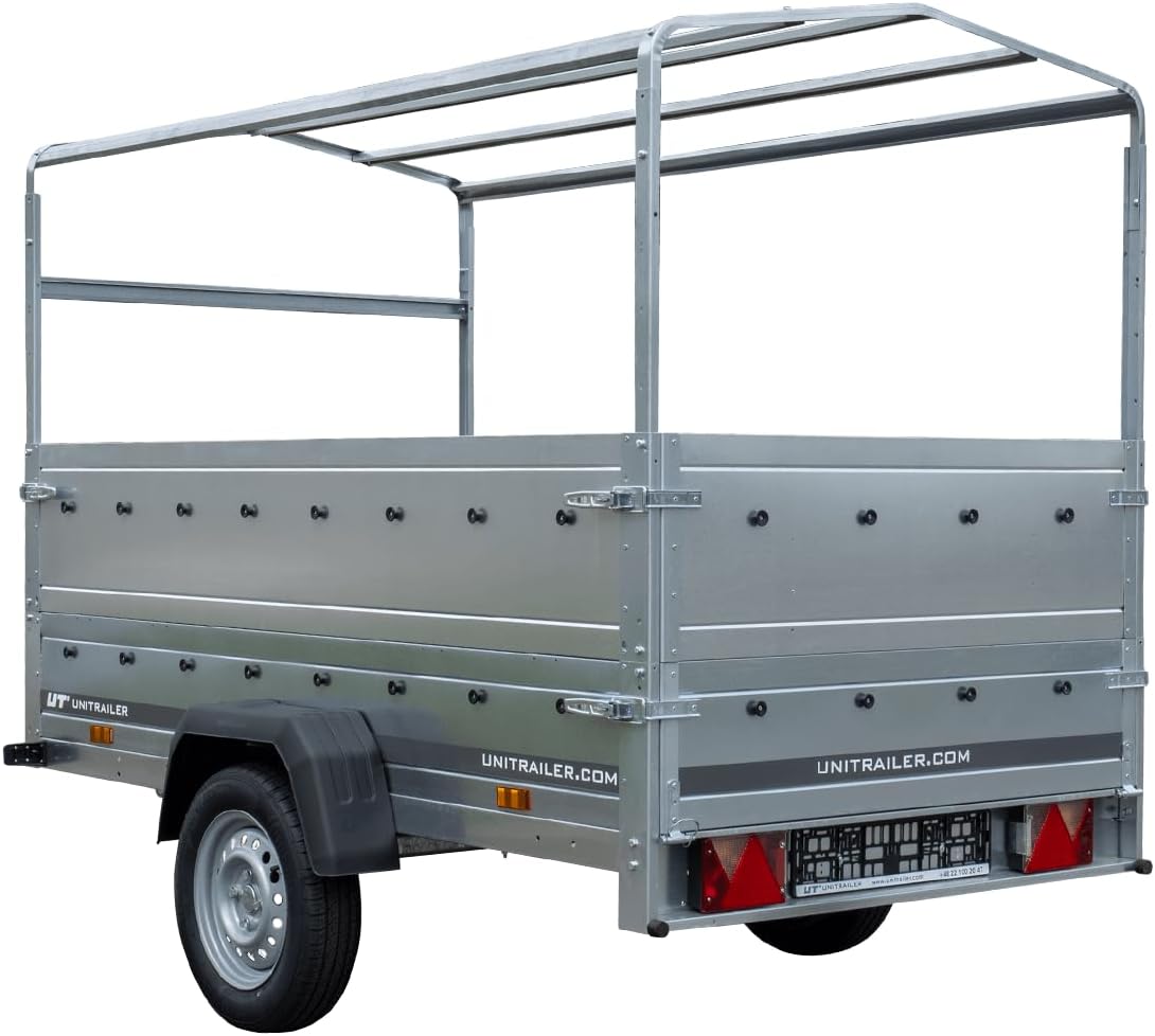 TrailerHafen Garden Trailer 230 Kipp 750 kg – mit Stützrad und 110 cm Hochplane